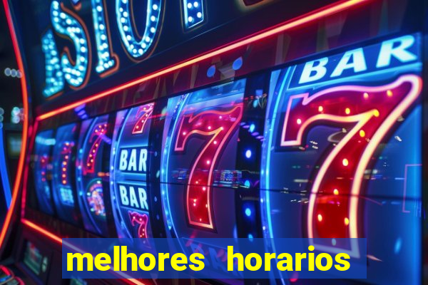 melhores horarios pagantes fortune tiger